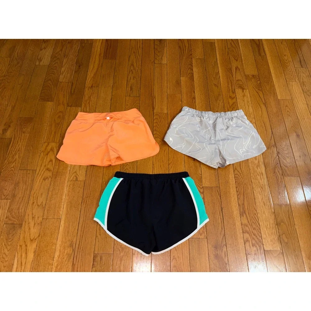 Nike Under Armour Old Navy Womens Running Shorts Bundle Small Orange Grey Black